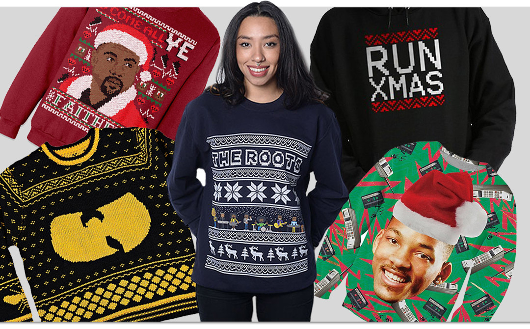 12 Hip Hop Themed Ugly Christmas Sweaters